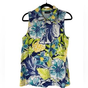 27 Rafaella sleeveless floral top
